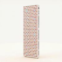 Red Light Therapy Full Body Panel, 480/630/660/810/830/850/1060Nm Blue Red near Infrared Light Device with 480 Dual Chip Clinical Grade Leds, Remote Control, Timer for Face, Body, BO-2400 — Studio Shot